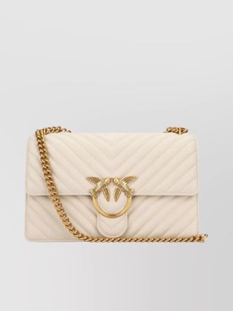 Pinko love bag one leather quilted shoulder bag