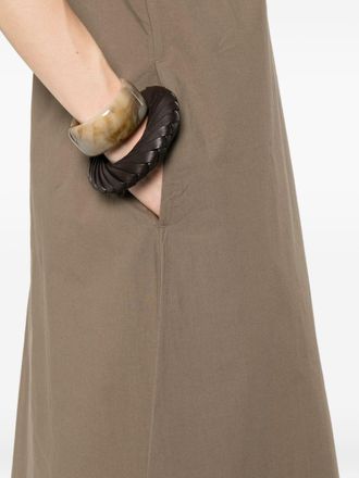 Matteau Cotton Long Dress - Brown