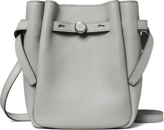Tory Burch small Romy crossbody bag - women - Leather - One Size - Grey