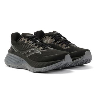 Saucony Hurricane 24 Mens Black Trainers - Size UK 8