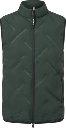 Ecoalf Santo&ntilde;o High Collar Padded Geometric Gilet