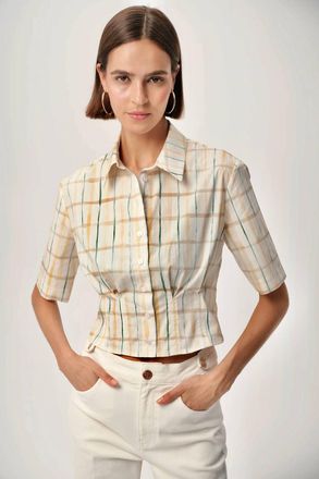 Exquise Alezae Short Sleeve Shirt In Multi