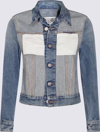 Maison Margiela Jackets Medium Blue-Donna