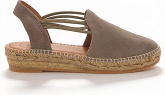 Toni Pons Nuria Womens Slingback Sandals Taupe Leather - Size UK 7