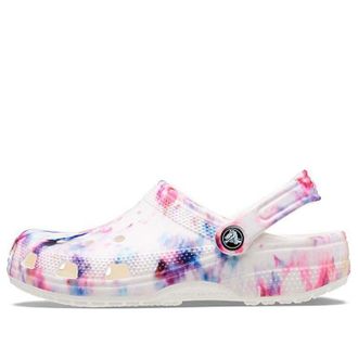 Crocs (WMNS) Crocs Classic Tie Dye Graphic Clog Garnet & Multi 205453-6TS