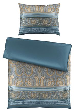 Novel Wendebettw&auml;sche, Blau, Textil, Abstraktes, 140x200 cm, pflegeleicht, atmungsaktiv, hautfreundlich, schadstoffgepr&uuml;ft, Heimtextilien, Bettw&auml;sche & Lein