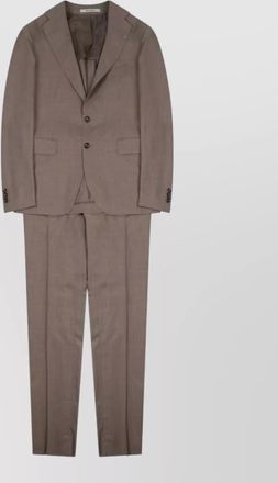 Tagliatore single breasted suit notch lapel trousers