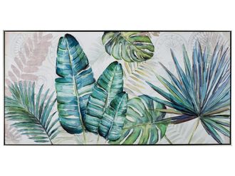 Schubiger M&ouml;bel Bild Bl&auml;tter in Gr&uuml;n und Blau 2