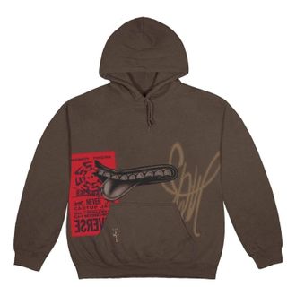 Travis Scott Grin Hoodie Brown CJFN-SS80