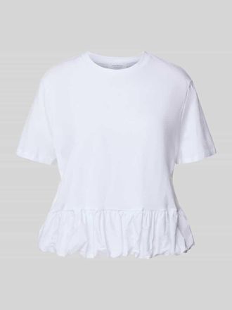 Rich & Royal T-Shirt mit Rundhalsausschnitt in Weiss, Gr&ouml;&szlig;e XL