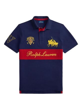 Polo Ralph Lauren crest-embroidered polo shirt - Blue