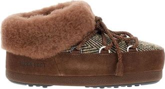 Moon Boot Schoenen, Dames, Bruin, 41 EU, Leer, Mule EVX Slip-On