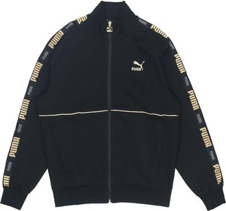 Puma Luxe Logo Sports Stand Collar Jacket Black 534750-01
