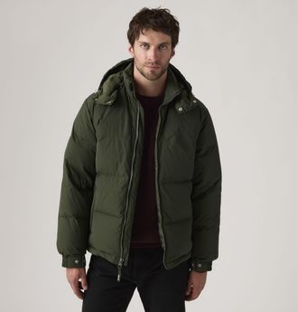 Levi's Rockridge Short Puffer Jacket - Mens - 2XL - Green