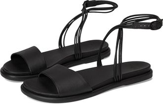 Olukai Tiare Wrap Womens Sandals Black/Black : 10 B - Medium, Leather