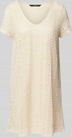 Vero Moda Regular Fit Freizeitkleid aus Spitze Modell MAYA in Offwhite, Größe XL