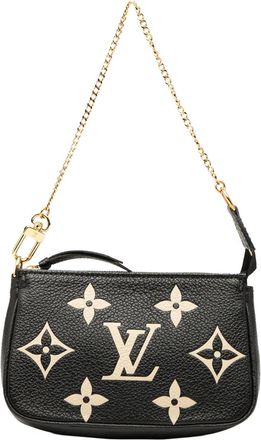 Louis Vuitton 2021-2025 Monogram Empreinte Mini Pochette Accessoires tweekleurige handtas - Zwart