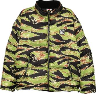 Icecream Donsjack met tijgerstreep - Groen