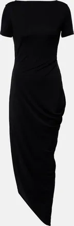Jacquemus Sole cutout jersey midi dress
