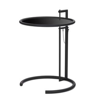 ClassiCon Adjustable Table E1027, schwarz / Metallplatte schwarz