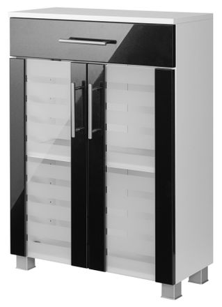 WELLTIME Unterschrank »Jaca« Breite 60 cm, mit MDF Hochglanz-Fronten