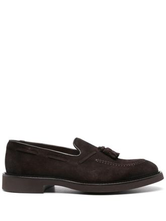 Doucal's Brown Tassel Loafers