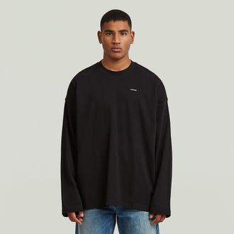 G-Star Heavy Jersey Oversized T-Shirt - Zwart - Heren