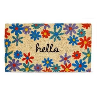 Tag Hello Daisy Coir Mat Multi Coir Everyday in Beige at Nordstrom, Size Medium