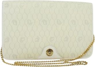 Dior Pre-owned Cross Body Bags, female, White, Size: ONE SIZE Pre-owned Vintage Shoulder Bag