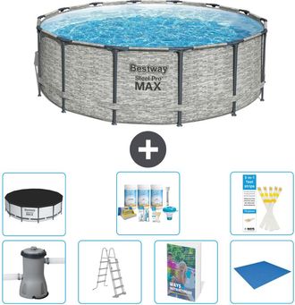 Bestway Piscina Bestway Steel Pro Max Redonda - 427x122 Cm - 8-piezas S599