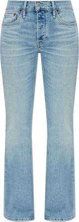 Re/Done 70s Mid Rise Bootcut Jeans - Dames - Bootcut Jeans - Blauw - W27 - Katoen - Jeans