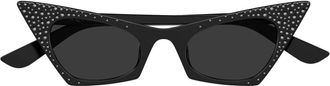 Alexander McQueen Alexander McQueen, Sunglasses, female, Black, Size: 48 MM Am0557S Sunglasses