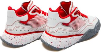 Alexander McQueen Mens Sneaker White Leather Rubber Sole