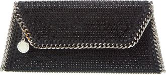 Stella McCartney Stella Mccartney Falabella Crystal Hotfix Clutch