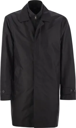 Fay Morning Coat In Technical Cotton