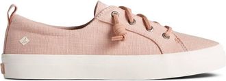Sperry Top-Sider Womens Crest Vibe Textured Denim Sneaker In Textile Rose