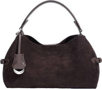 Generic Suede Leather Tote Bag Vintage Retro Shoulder Crossbody, Compatible For Women Commuter Purse Handbag(Coffee)