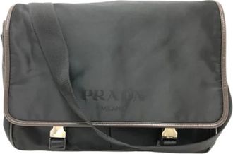 Prada Pre-owned Fabric prada-bags - Dames - Vintage Schoudertas - Zwart - ONE Size - Vintage