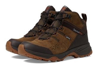 Timberland Switchback LT 6 Inch Soft Toe Waterproof Industrial Work Hiker Boots Mens Work Boots Brown/Gum : 14 D - Medium, Rubber/Suede