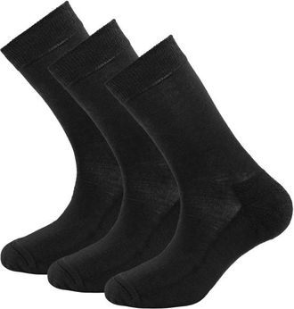Devold Daily Merino Medium Sock 3-Pack Multifunktionssocken - Unisex | schwarz