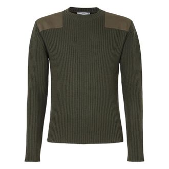 Fendi Su&eacute;ter de lana acanalado - Knitwear - Hombre - Verde - L