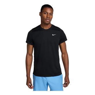 Nike Maglia da Tennis Victory Dri-FIT - - Sport - Uomo - Nero - XL