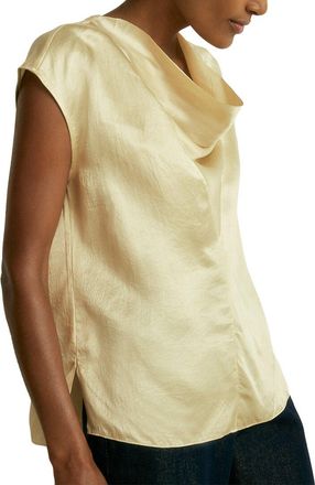 Reiss Fina Cowl Satin Top