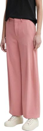 Drykorn Kostuumbroek - Dames - Wijde Broeken - Roze - W25 L32 - Polyester - Broeken