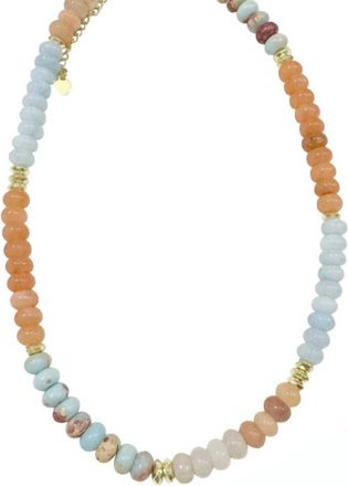 Gemelli Womens Kerry Necklace Beaded Necklace In Orange