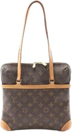 Louis Vuitton Pre-owned Shoulder Bags, female, Brown, Size: ONE SIZE Pre-owned Vintage Canvas Shoulder Bag