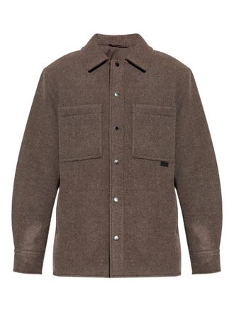 Canada Goose button-fastening patch-pockets shirt jacket - Brown