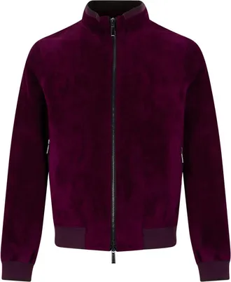 Moorer Cellini Jacket - Heren - Zomerjassen - Rood - S - Leer - Jassen