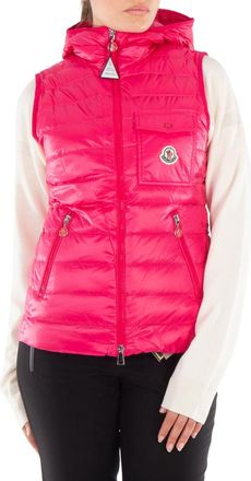 Moncler Zip-Down Quilted Vest, Brand Size 0 (X-Small)