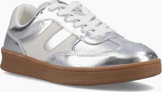 Hush Puppies Womens Maura Womens Trainers - Silver - Size: 3